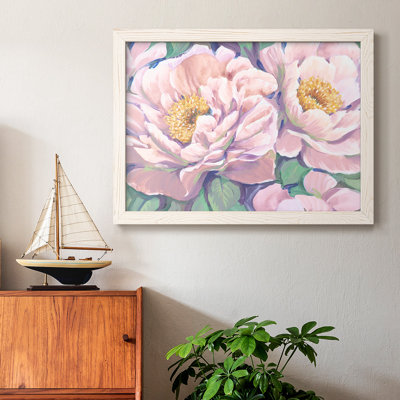 Pivoines en fleurs II, reproduction d'art sur toile