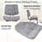 Fabric Upholstered Armless Chair-1413572128