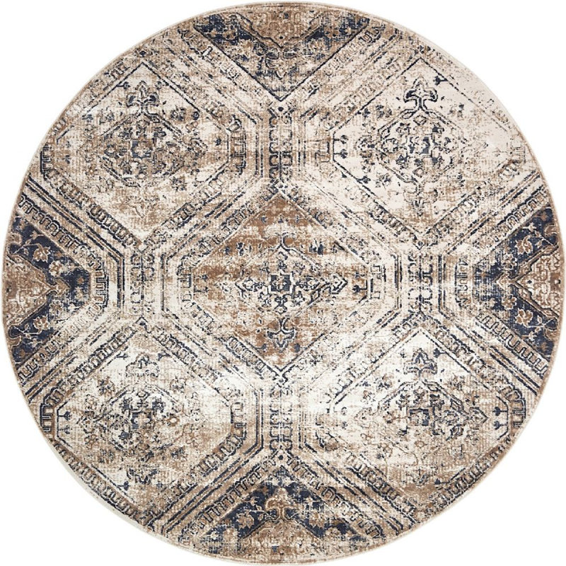 Widener Ikat Indoor Rug, Round 8'