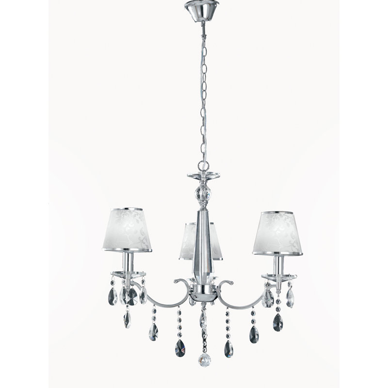 Athena 3 - Light Shaded Chandelier