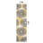 Floral Yellow/Dark Gray/Ivory Area Rug-2050657098