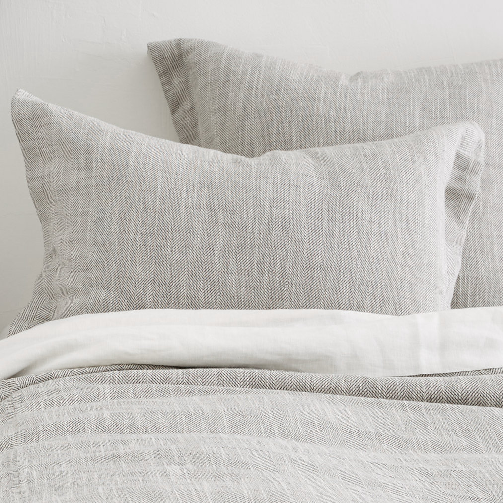 Lucas Cotton Shams, Euro, Gray