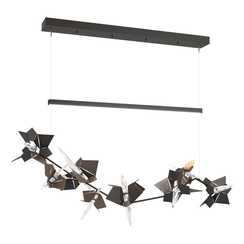 Luminaire suspendu pour îlot de cuisine Belladonna, Bronze huilé, Bronze