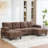 103.5"W 4-Piece Upholstered Sectional-165286405
