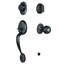Knob Handleset with Single Cylinder Deadbolt and Door and Rosette