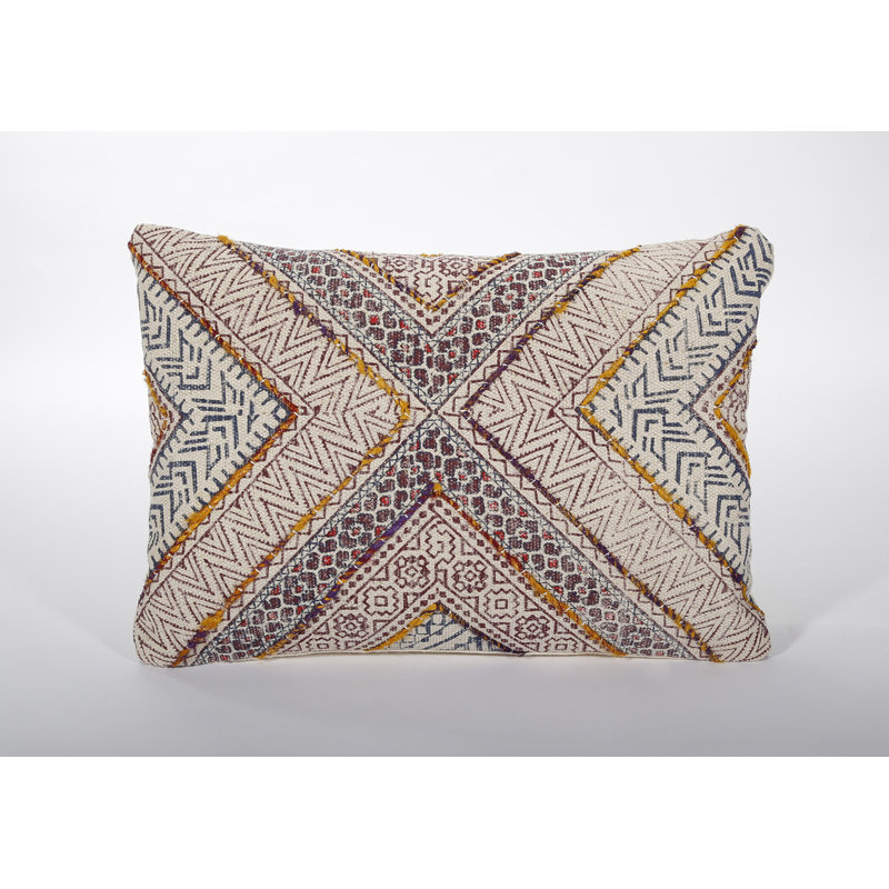 Decorative Cotton Lumbar Pillow
