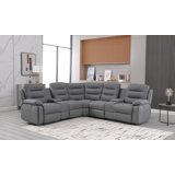 Modern Reclining Sectional Sofa with Cup Holders & Storage – Large, Comfortable, & Stylish