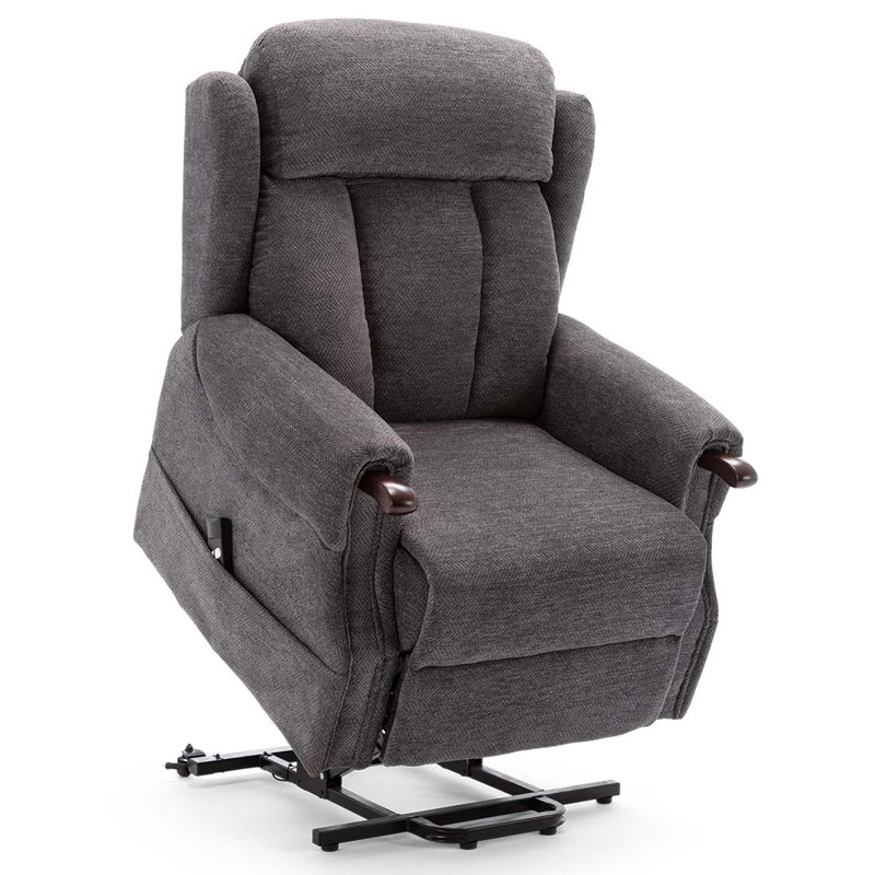 Adcox 88cm Wide Lift Assist Standard Recliner, Charcoal