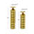 18.80'' H Aluminum Tabletop Candlestick