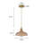 10" Vintage 1-Light Lily-Shaded Glass Pendant Light