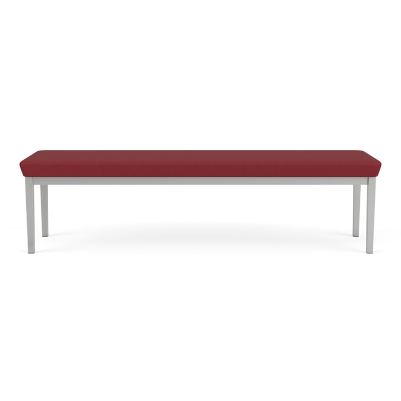 Structure en métal 3 places Lenox, Bordeaux Patriot Plus - nettoyez le vinyle avec un, Argent