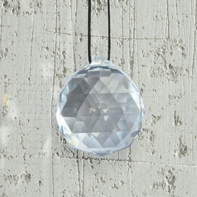 Abstract Hanging Prism Sculpture