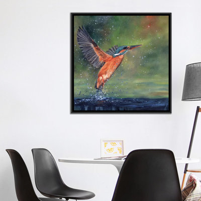 « kingfisher », impression sur toile