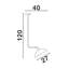 Rozita Aluminium Semi Flush Mount