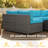 Wicker 6 - Person Modular Patio Conversation Set with Cushions-1658207473
