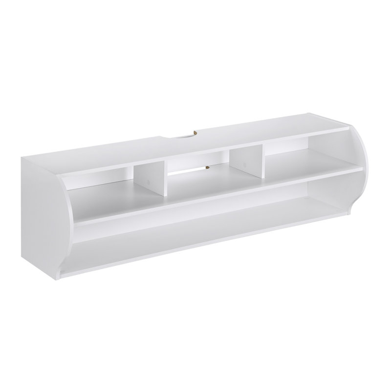 Barimah Unfinished Floating TV Stand for TVs up to 65"