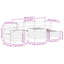 62cm Wide Patio Sofa with Cushions