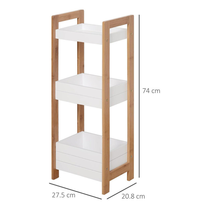 Bamboo Freestanding Bathroom Shelves