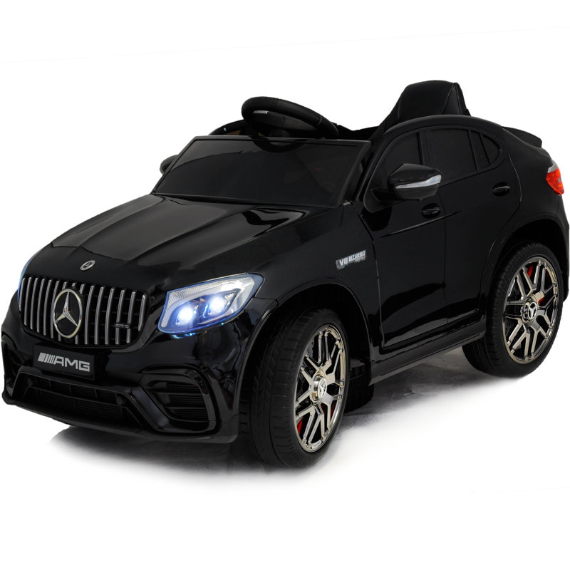 Black 12V Mercedes AMG GLC63S Kids Ride-On SUV with Remote Control