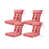 Repture Red Polyester/Polyester Blend