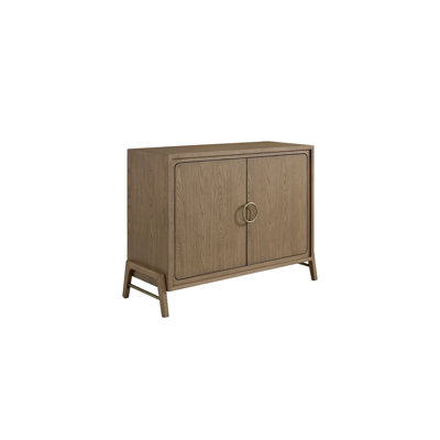 Jaywon Aurora 49" Wide 2-Door Server, Latte