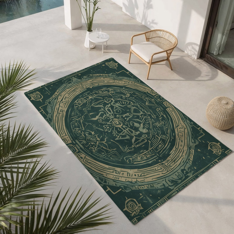 Tapis d'intérieur et d'extérieur po, Rectangle 1 pi 6 po x 2 pi 6 po