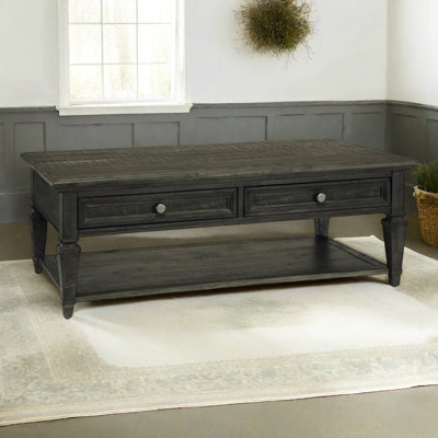 American retro rectangular end table