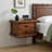Bamboo Two Drawer Wall-mounted Bedside