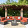 6 - Person Modular Patio Conversation Sets with Cushions