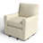 Mikeno Upholstered Swivel Armchair-78007746