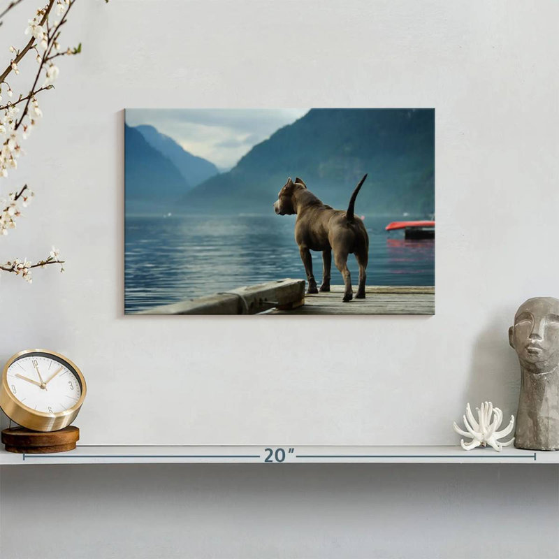 Brampt Pierside Pit Bull, 8" H x 12" W