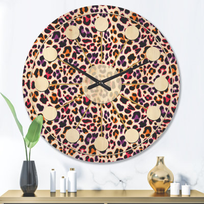 Horloge murale Leopard