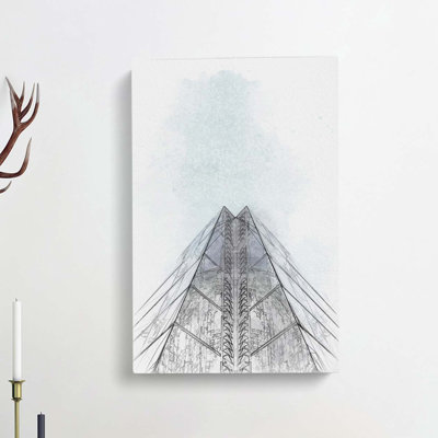 Sketching the Architecture Vol.55 - Wrapped Canvas Drawing - Wrapped Canvas