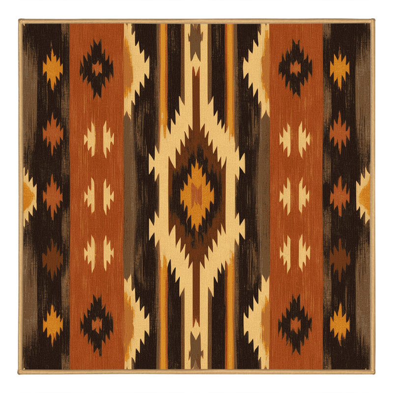 Terra Horizon Rug, Square 5'