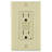 Leviton SmartlockPro 15 Amp 125 Volt Duplex Ivory GFCI Outlet 5-15R 1 Pack