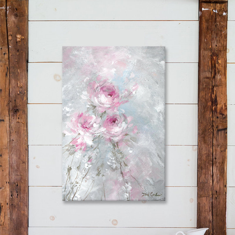 «Spring» par Debi Coules - Estampe numérique sur toile tendue avec châssis, H 26 po x l 18 po x P 1,5 po, Pas de tapis
