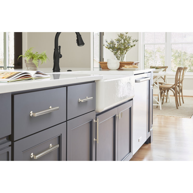 Bouton d'armoire Everett, Nickel poli, 1.75"