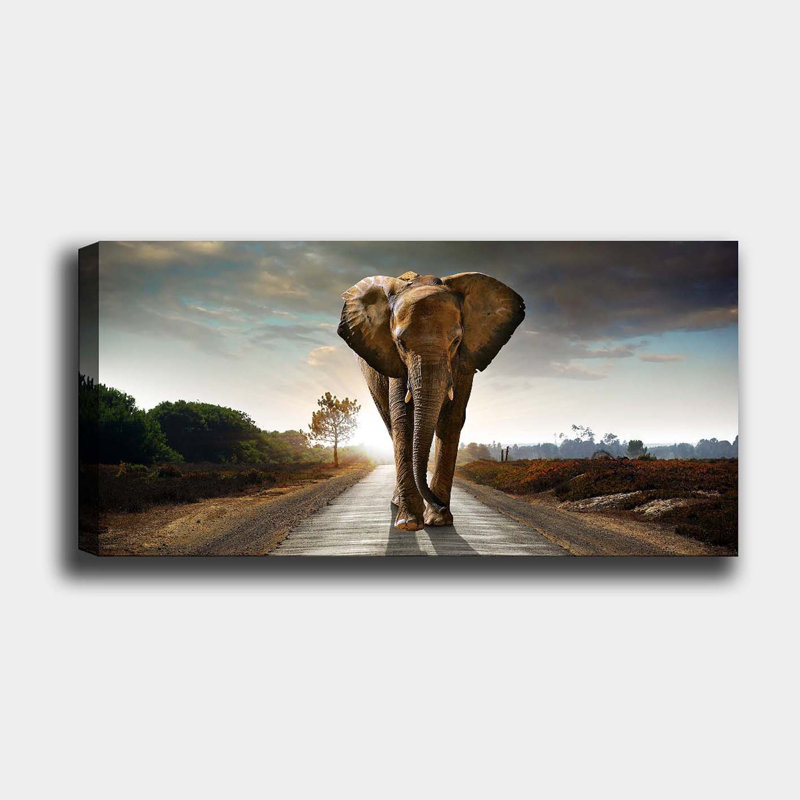 Superbe peinture sur toile décorative, 11,8 po x 31,5 po | 100% toile, encadrée avec un cadre 100% bois (épaisseur: 1,6 po) | Parfait pour la décoration intérieure, le salon et le bureau, élégant et accrocheur