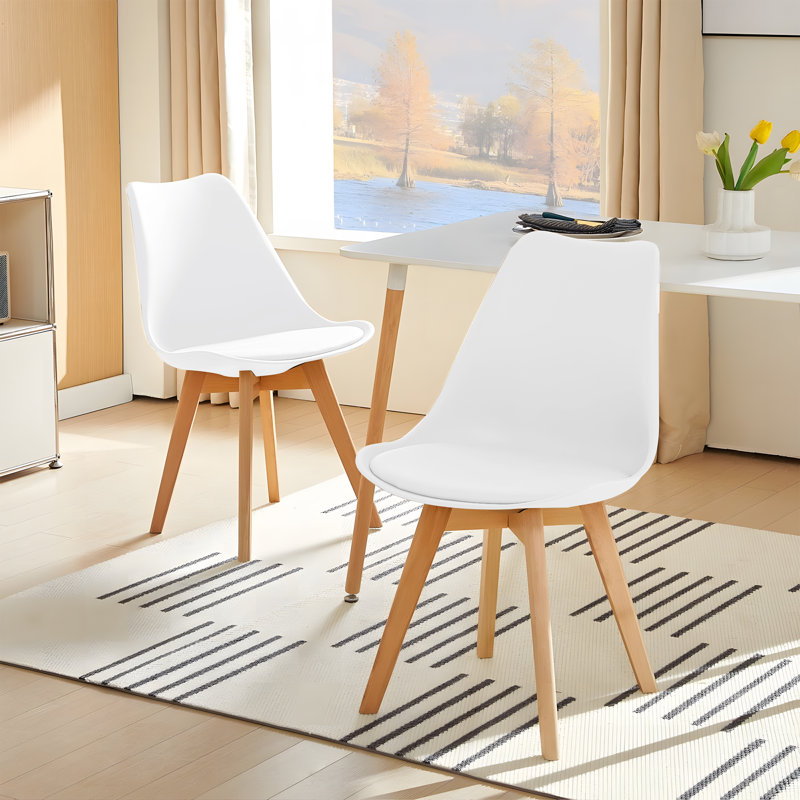 Nero Upholstered Dining Chair, White, 8