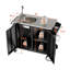 38.00''L Metal Grade 304 Stainless Steel Modular Kitchen Package
