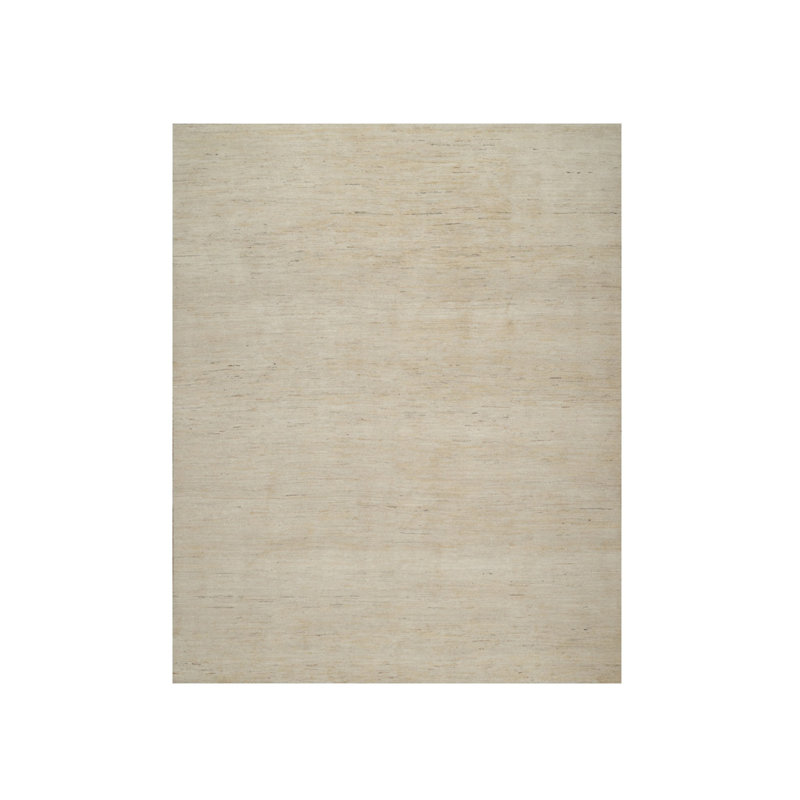 Tapis oriental rectangulaire en laine noué à la main 7 pi 9 po x 9 pi 8 po - MOA10291341