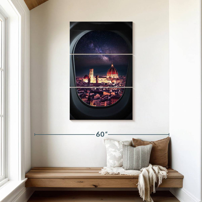 Nicci Florence From Plane Window, 45'' H x 28'' W
