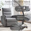 98cm Wide Modern Soft Upholstered Power Recliner-114543492