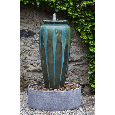 Nico Jar Porcelain Floor Fountain