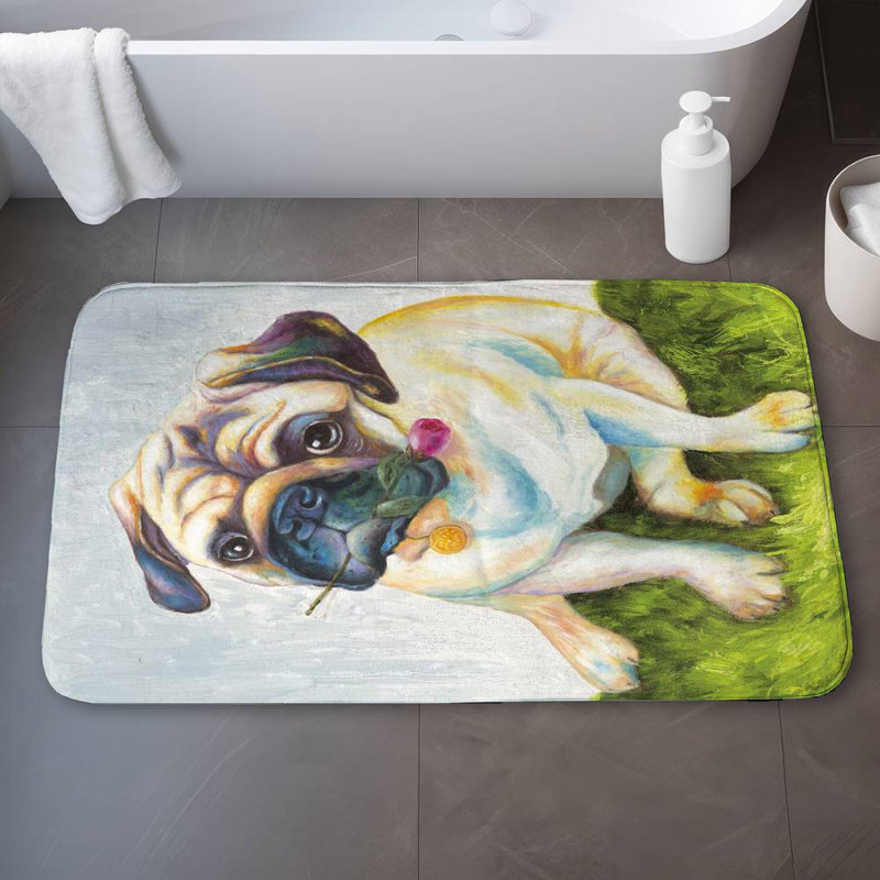 Cadwall Microfiber Non-Slip Bath Mat