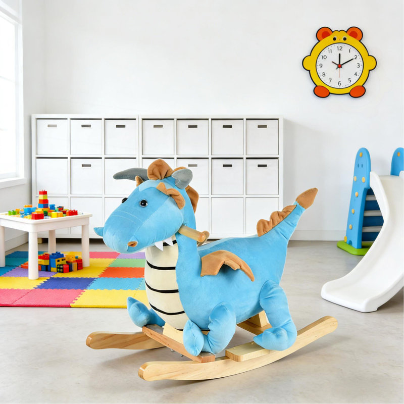 Chaise berçante dinosaure, jouet berçant pour enfants