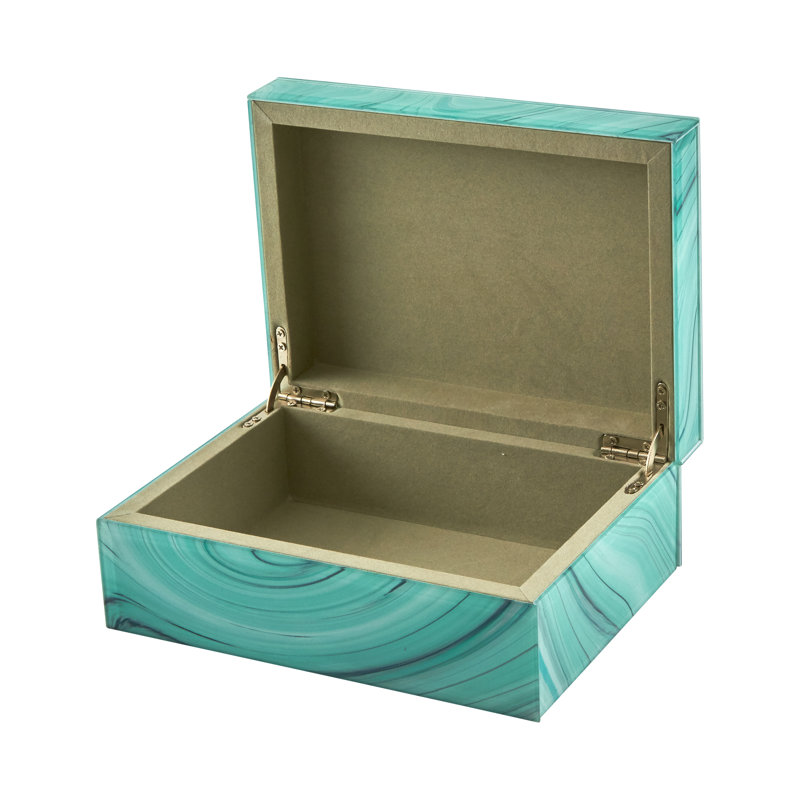 Boîte décorative, H 3,54 po x l 11,02 po x P 8 po
