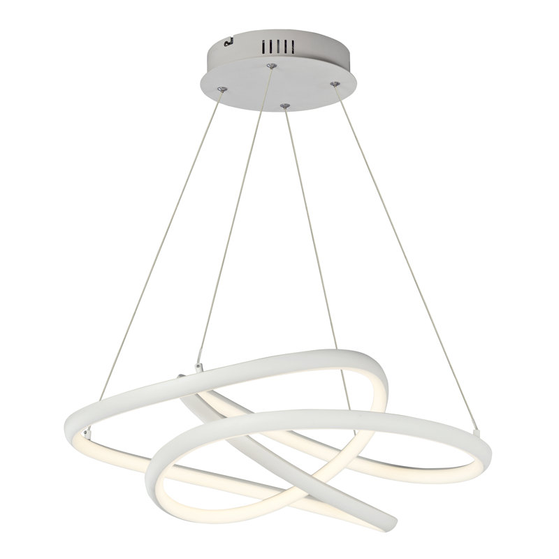 Luminaire suspendu géométrique à DEL 1 lumière Peabody