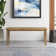 Carveth 44'' Wide Herringbone Solid Wood Rustic Style Dining & Entryway Bench