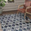 Tapis géométrique en laine touffeté à la main Vedika-656253111